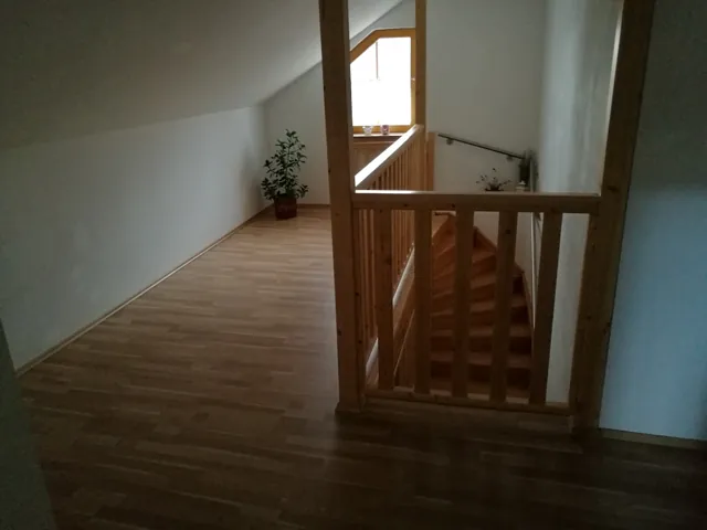 Chodba a schodiště podkrovního apartmánu
