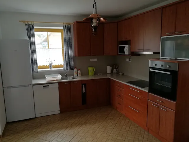 Kuchyně přízemního apartmánu